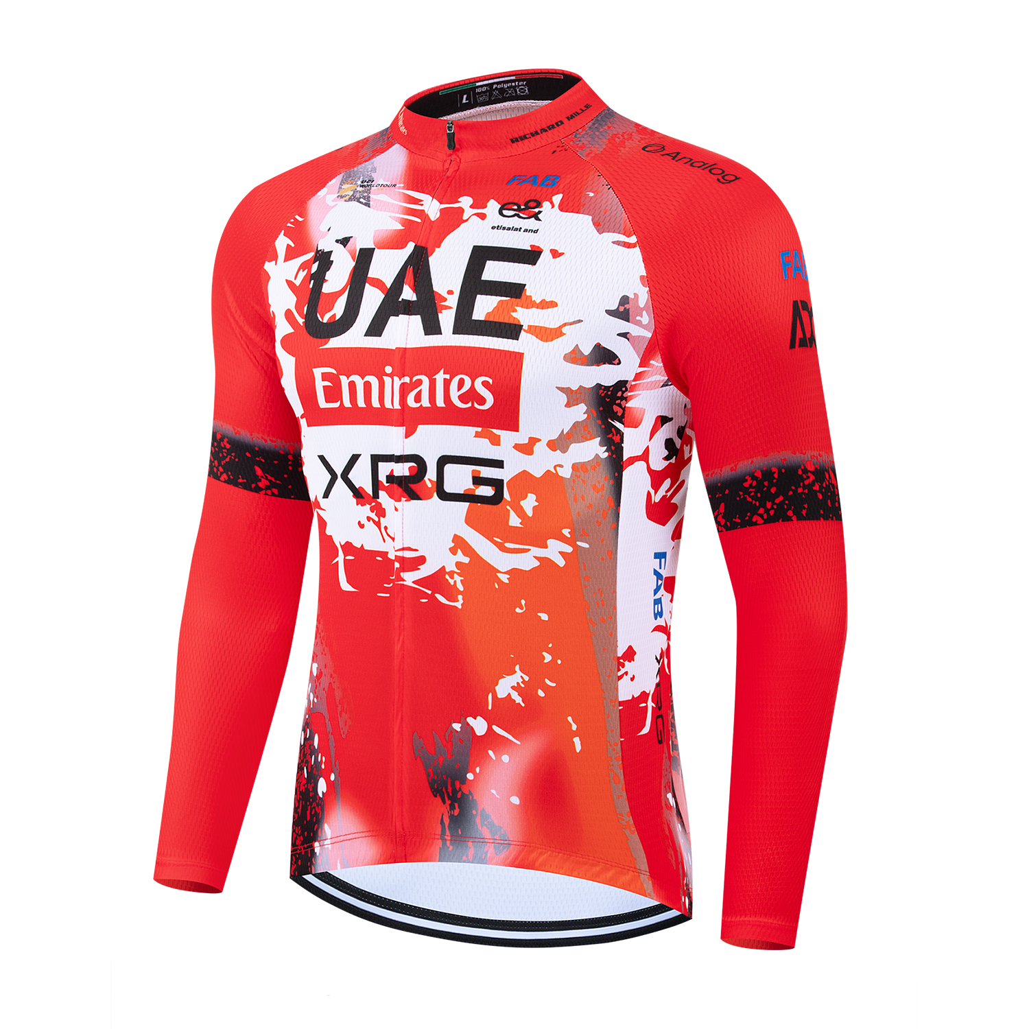Mountain Biking Uae - UAE Pro Cycling Jerseys Men Long