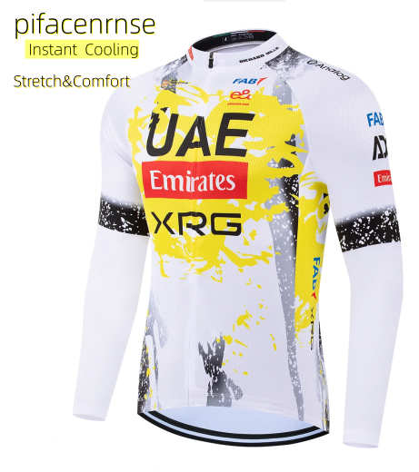 Mountain Biking Outfit - UAE Pro Cycling Jerseys Men Long