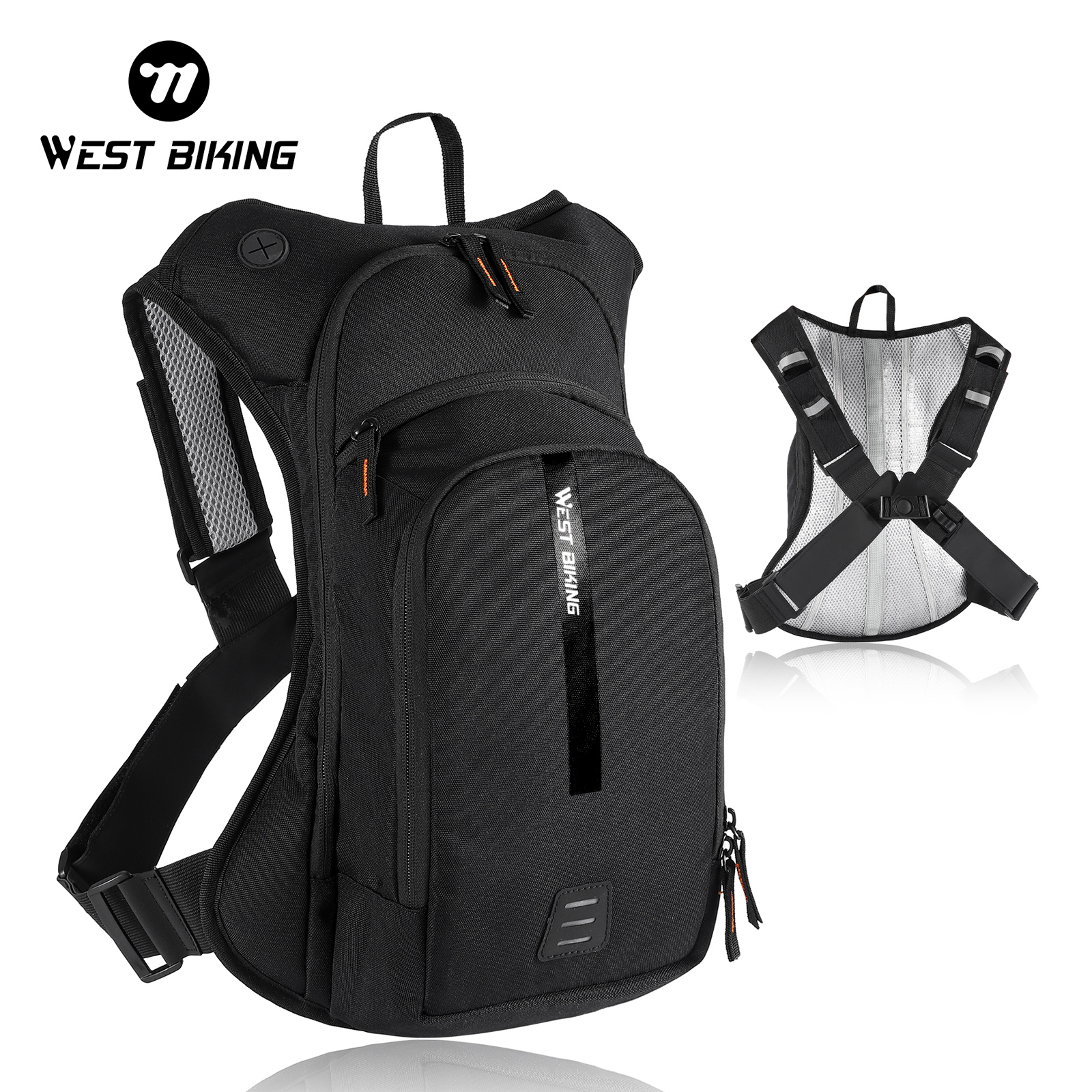 Mountain Biking Rucksack - WEST BIKING 10L Ultralight Cycling Backpack