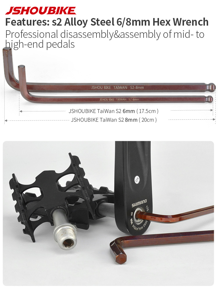 JSHOUBIKE 6/8/15mm bicycle ped - Mountain Biking Apparel recensie en prijs
