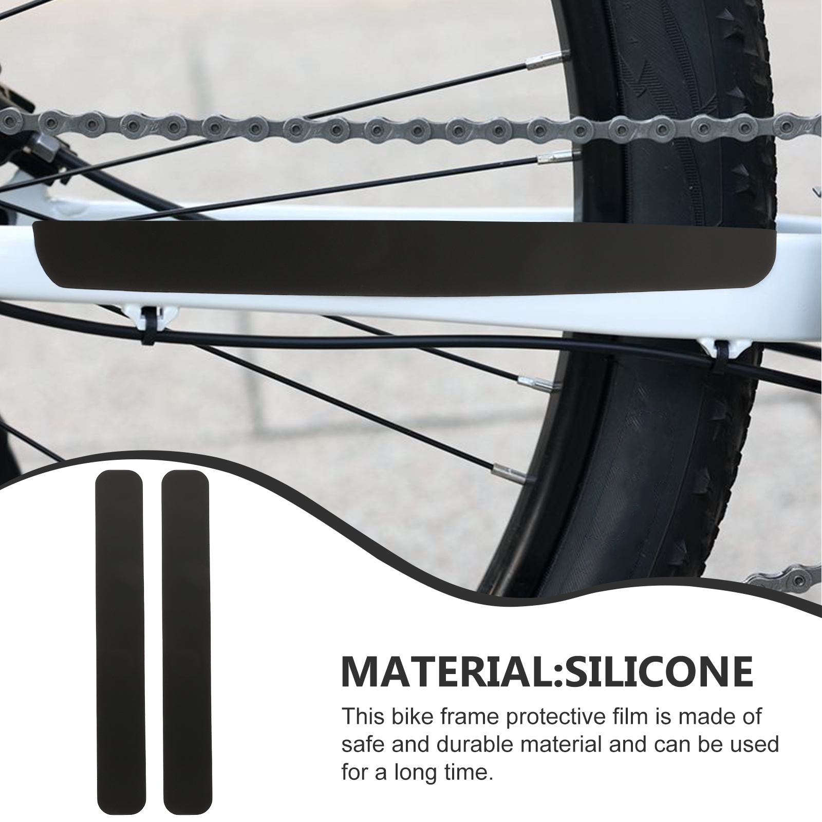 2Pcs Chain Protector Bike Fram - Chainstay Protector Wrap recensie en prijs