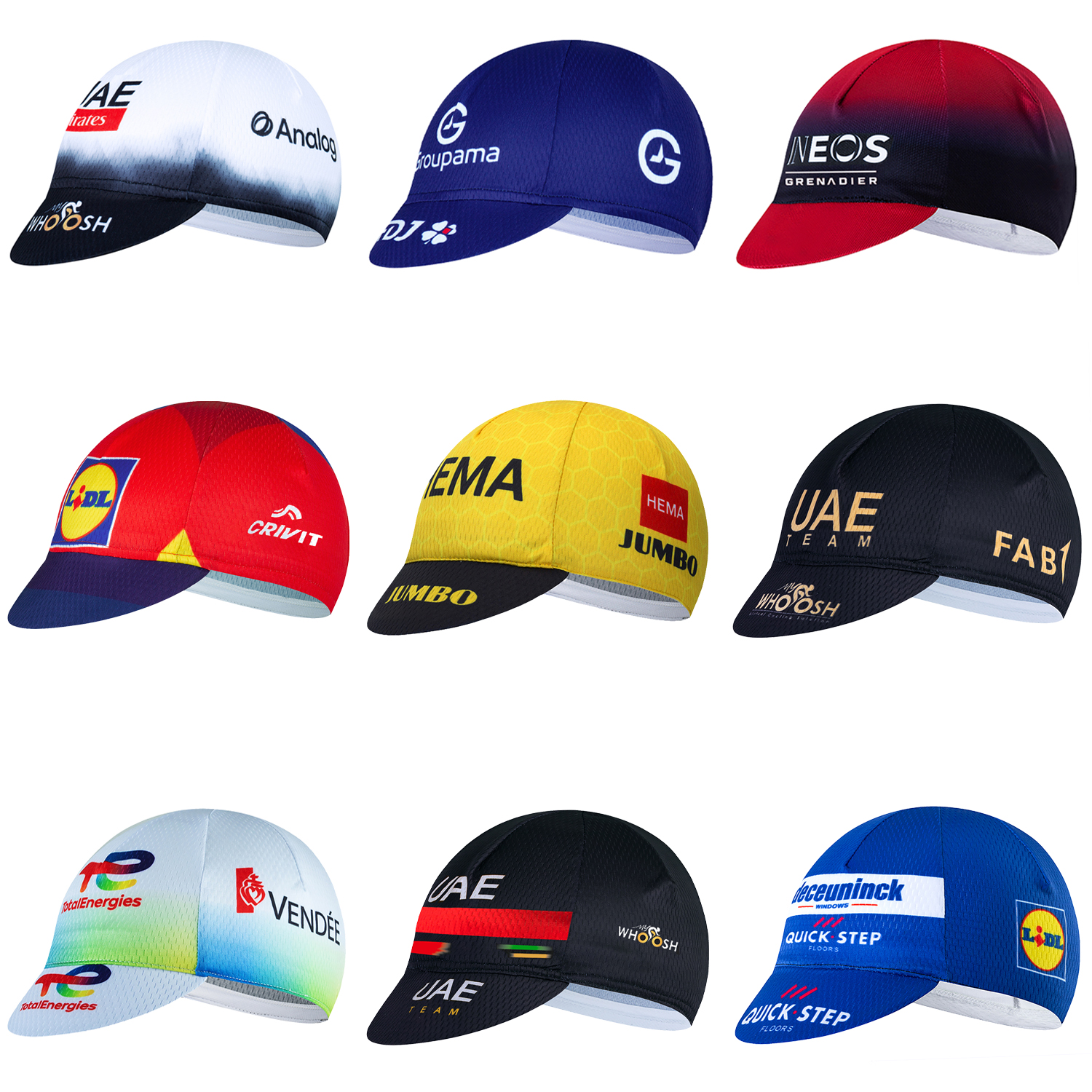 White 2025 UAE Cycling Hat MEN - Mountain Biking Uae recensie en prijs