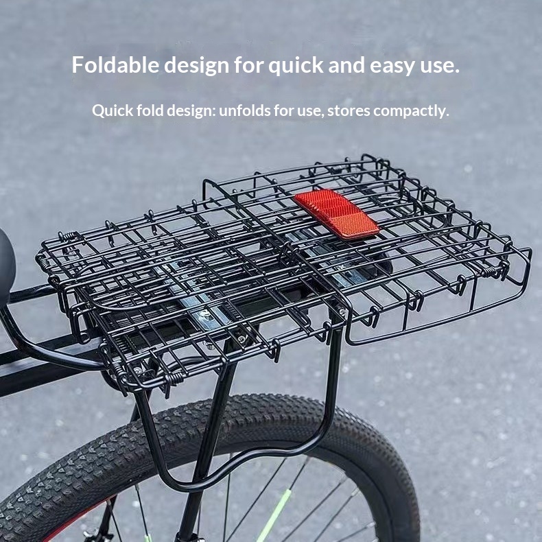 Foldable Bicycle Rear Basket L - Mountain Biking Rucksack recensie en prijs
